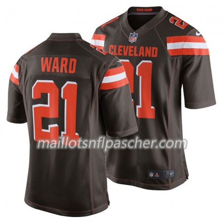 Maillot Cleveland Browns Denzel Ward 21 Nike Brun - Homme